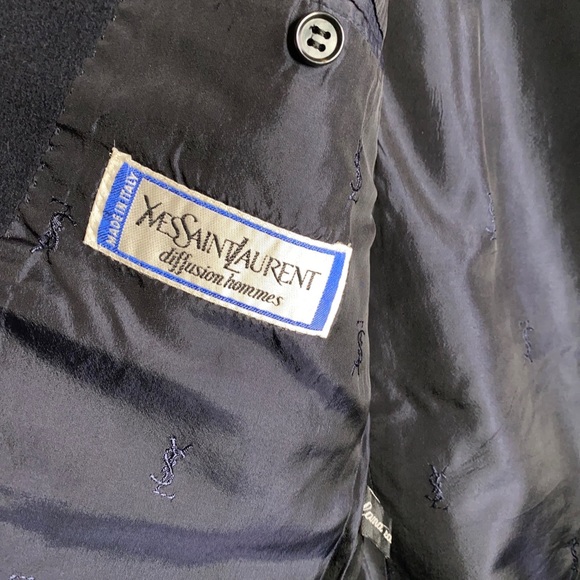 Vintage YSL Wool & Cashmere Blazer - Picture 4 of 8